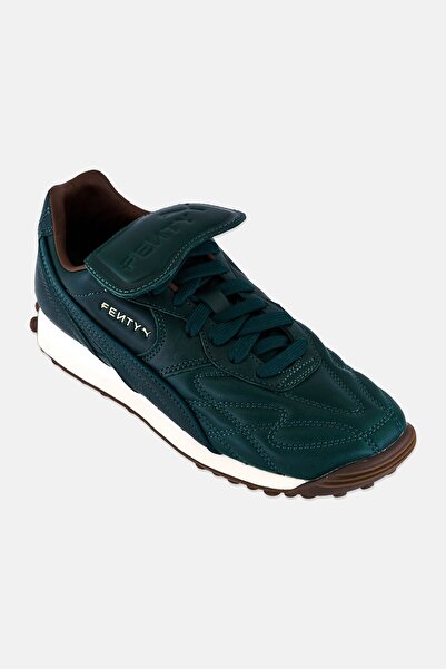 Puma x Fenty Kids Boy Avanti L Lace Up Outdoor Shoes, Dark Green