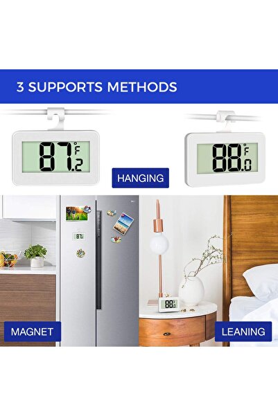 STARSTAR Miniature refrigerator digital freezer thermometer, waterproof room ...