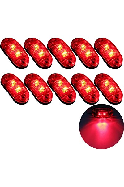 STARSTAR 10 LED side marker lights (2 each), 12/24V LED clearing lights, trai...
