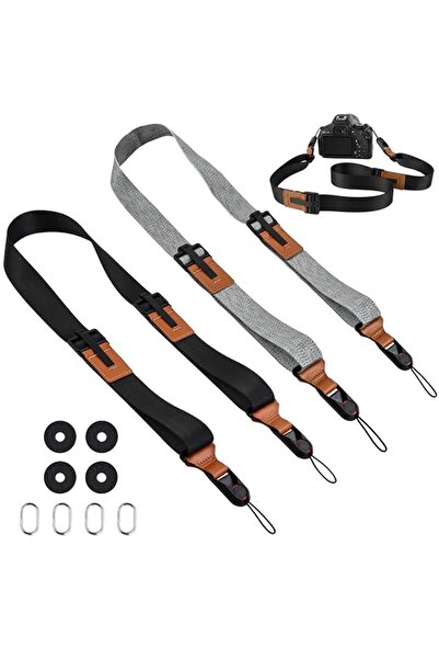 STARSTAR Two-piece camera set with quick-release buckle and nylon strap, comp...