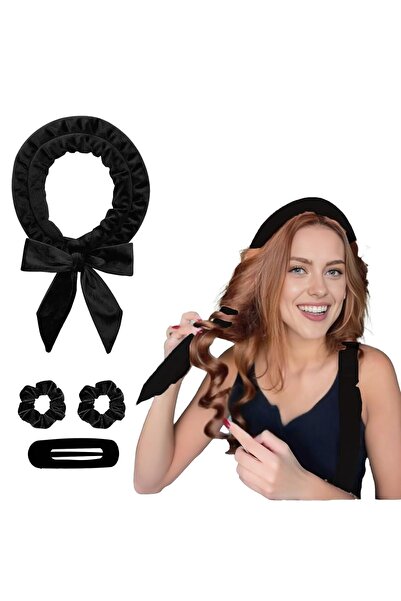 STARSTAR Heatless curling iron set, curling iron headband, suitable for overn...