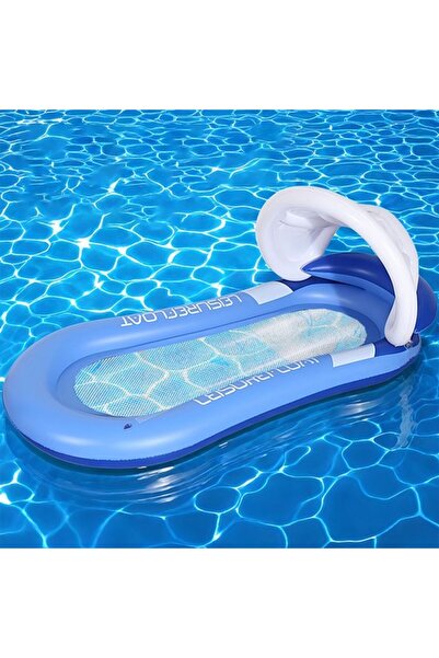 STARSTAR Water Hammock Inflatable Pool Float Lounge Chair Vacation Float with...