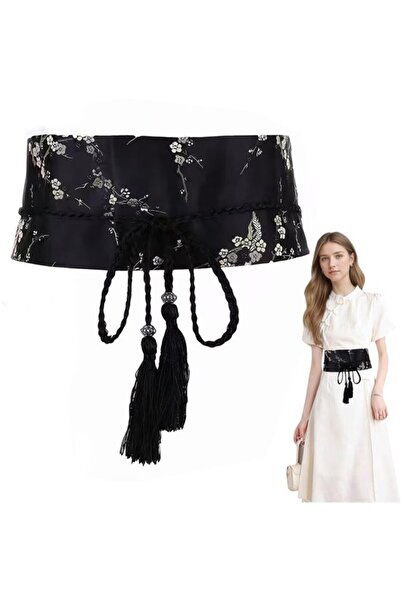 STARSTAR Embroidered belt - Vintage style - 228 x 9.5 cm