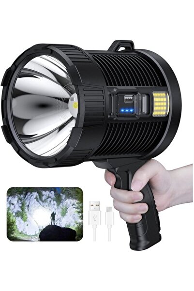 STARSTAR Rechargeable Spotlight 100000 Lumens Large Super Bright Solar Outdoo...