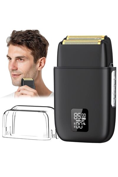 STARSTAR 3-Speed Foil Electric Razor & Beard Trimmer with LED Display for Men...
