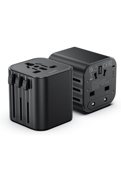 SooPii 2-Pack Universal Travel Adapter Worldwide, Travel Plug Adapter with AC...