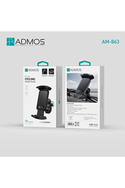 ADMOS Cycling Phone Holder | 360° Rotating Bicycle & Motorcycle Mobile Mount ...