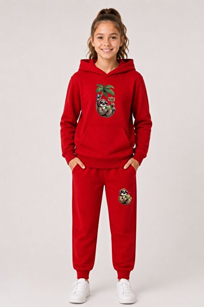 armicem Armikids New Season Printed Hooded Kangaroo Pocket Set
