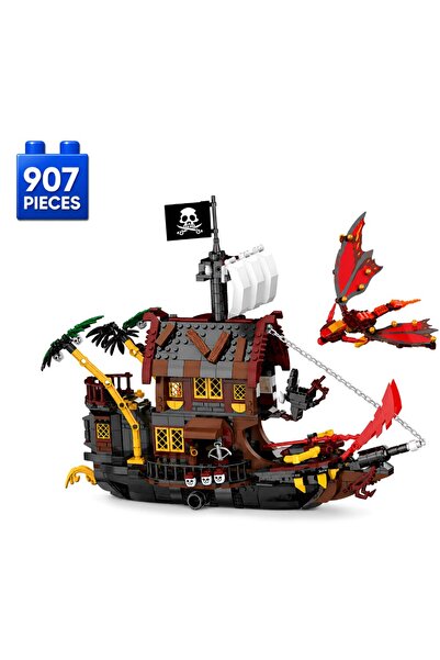 Minibric Set de Constructie cu Piese Tip Blocuri Construit 907 Piese HideoutS...