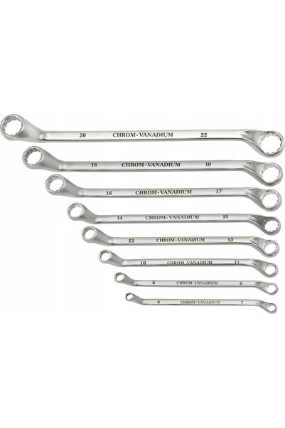 NO BRAND KWB Set de chei cu capul îndoit, 6-22 mm, CRV