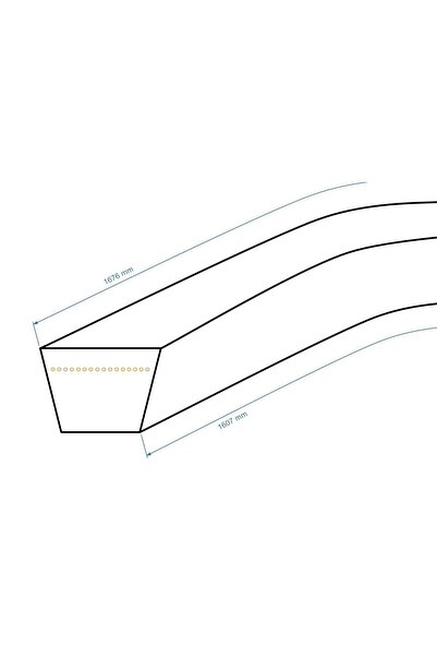NO BRAND Curea de transmisie MTD RE 125/92B RE145 17x1676 La Kevlar 754-0363