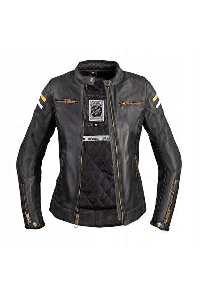 NO BRAND Geacă de motocicletă din piele pentru femei W-TEC Stripe XL