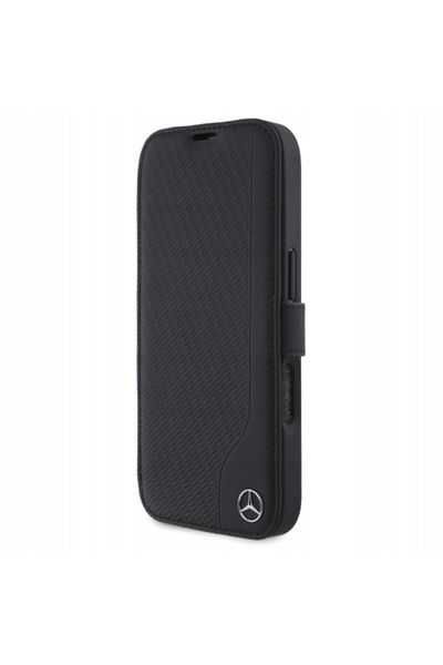 NO BRAND Mercedes MEBKP16S23RBGVK iPhone 16 6.1 " negru/negru husă tip carte ...
