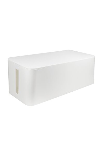 LogiLink Organizator de cabluri KAB0063 Alb, Cutie pentru cabluri pentru ordi...