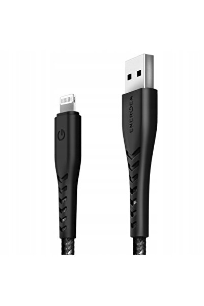 NO BRAND ENERGA Nyloflex USB-C - Lightning C94 MFI 1.5m cablu negru
