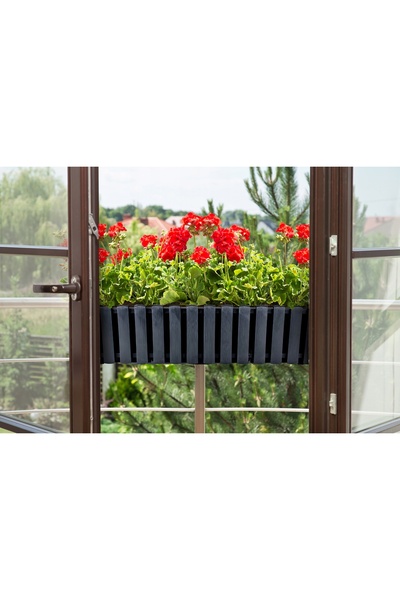 Deco4Home GHIVECI SUSPENDAT, JARDINIERĂ, JARDINIERĂ DE BALCON PENTRU BALUSTRA...