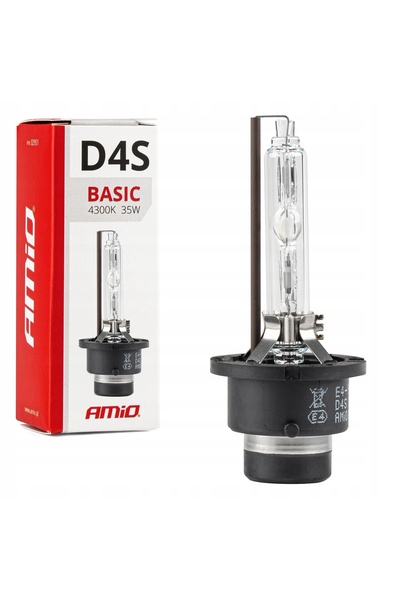 AMIO LAMPĂ XENON BULBUI XENON D4S 4300K ALB CALD 2 BUCĂȚI
