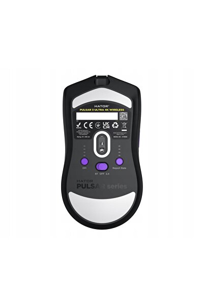 NO BRAND Mouse gaming wireless Hator Pulsar 3 Ultra 4K Wireless Negru
