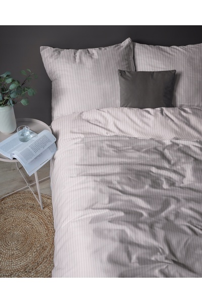 NO BRAND SET DE ALEAGĂ: PLAPUMĂ 160X200 CM + 2 FAȚE DE PERNĂ 70X80 CM DIN BUM...