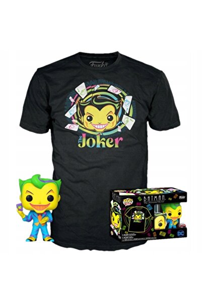 Funko Pop ! Batman The Joker Glow 370 figurină + Tricou L