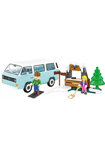 COBI Set de construcție 24639 Mașină Volkswagen T3 Aventură de iarnă 189 piese