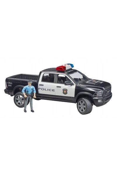 Bruder Mașină de poliție Dodge cu figurină de polițist 02505