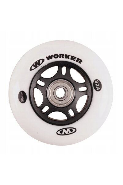 NO BRAND Roți WORKER de 80mm cu rulmenți cromati ABEC-7