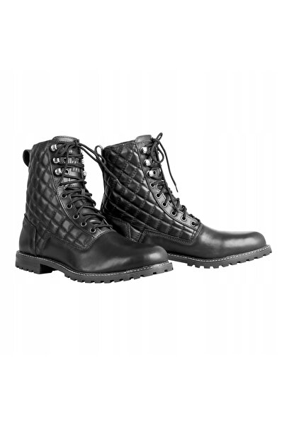 NO BRAND Ghete moto de damă din piele W-TEC LEOCIA NEGRE URBANE MĂRIMEA 38
