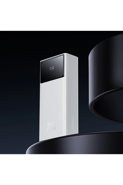 Baseus Powerbank 22.5W 2x USB-A 1x USB-C, Micro USB 30000mAh + cablu USB-C