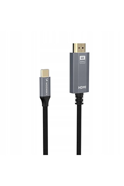 WOZINSKY Cablu USB-C la HDMI 4K 60Hz 1.8m - Negru