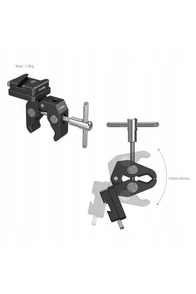 SmallRig 5313 - Suport baterie V-Mount, clemă/mâner/clip din Kszta