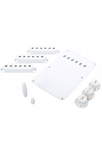 NO BRAND Kit de accesorii albe FENDER pentru Stratocaster