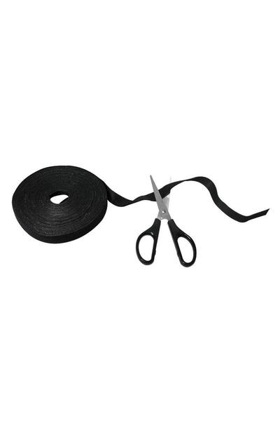 NO BRAND Organizator de cabluri LogiLink KAB0055 bandă adezivă rolă 10m negru