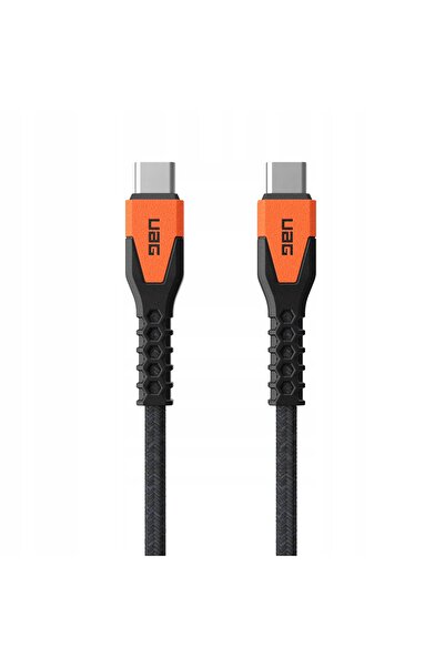 NO BRAND Cablu durabil pentru USB-C UAG Kevlar Core, 60W 480 Mbps 1.5m, Negru...