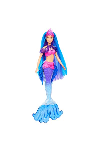 Barbie SYRENKA MALIBU PĂPUȘĂ DE FILM + PERIE PENTRU ANIMALE DE COMPANIE ȘI AC...