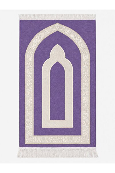 ULTRA MODERN سجادة صلاة فاخرة من الشانيل – ناعمة الملمس بتصميم إسلامي أنيق وش...