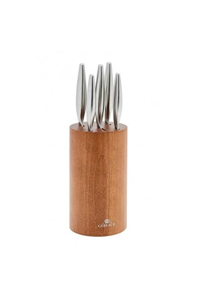 Gerlach FINE 987B Set de 5 cuțite în bloc / 6 piese / lemn de fag