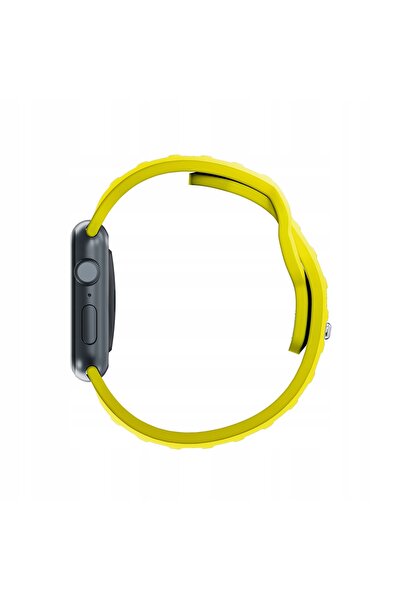 3MK Curea de ceas din silicon galbenă pentru Apple Watch 38/40/41mm