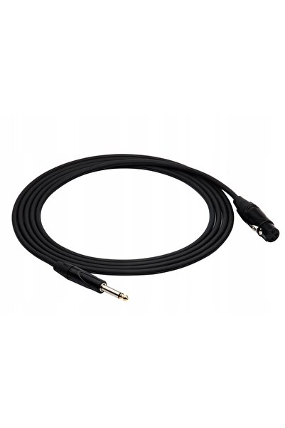 NO BRAND Cablu polonez de marcă, conector Jack 6,3 xLR mamă, 10 m.