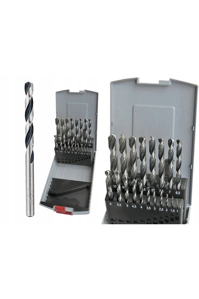 Bosch Set de burghie metalice HSS PointTeQ, 19 piese