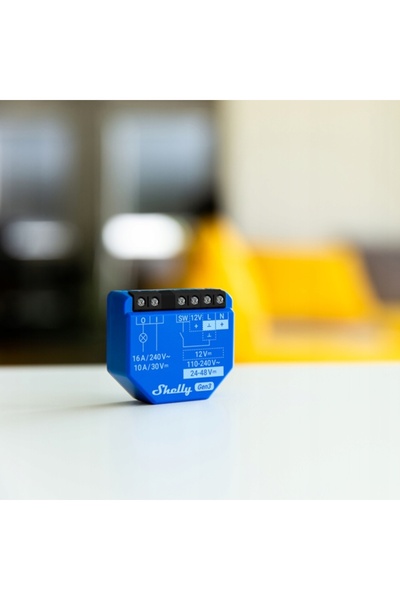 Shelly Releu WIFI Gen3 comutator de tensiune zero (tensiune zero)