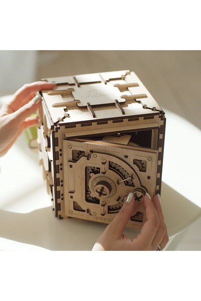 NO BRAND PUZZLE 3D – MODEL MECANIC DE SEIF DE TREZORERIE DE ASAMBLAT UGEARS