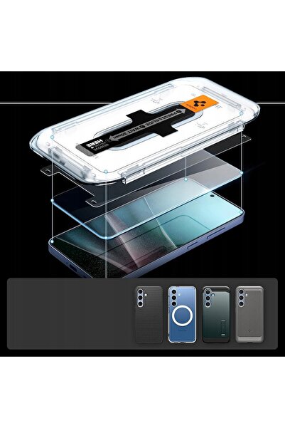 Spigen Sticlă securizată pentru Galaxy S25 Plus / S24 Plus, pentru husă cu ap...