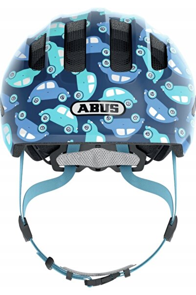Abus Smiley 3.0 Cască albastră cu LED-uri pentru copii (Mărimea M)