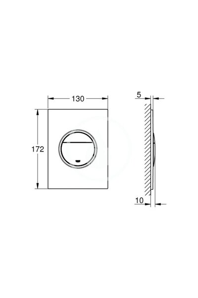 Grohe NOVA COSMOPOLITAN S BUTON DE PORNIRE 37601000