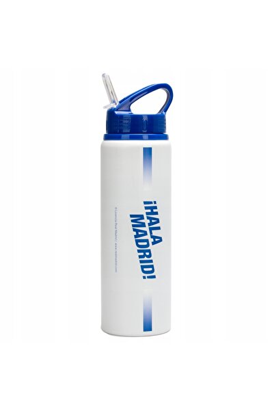NO BRAND Bidon cu duză pentru fanii Real Madrid, din aluminiu, 750 ml, pentru...