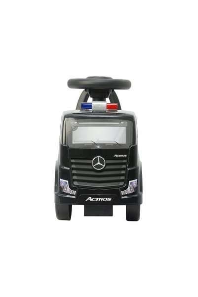 Milly Mally Mașinuță electrică Mercedes-Benz Actros Poliție Negru