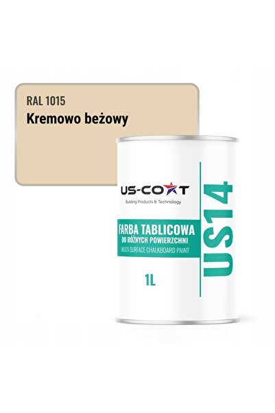 NO BRAND Vopsea pentru mobilier, pereți, metal, 1L, Bej crem RAL 1015 Mat