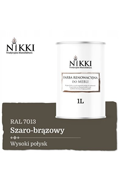 NO BRAND Vopsea pentru fronturi de dulapuri de bucătărie gri bronz RAL7013 lu...