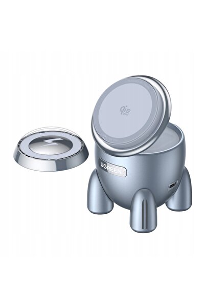 NO BRAND Ugreen W713 MAGFLOW Încărcător magnetic rapid cu inducție 2-în-1, 25 W